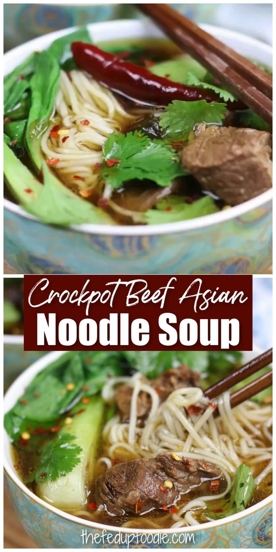 How To Make Homemade Asian Beef Noodle Soup