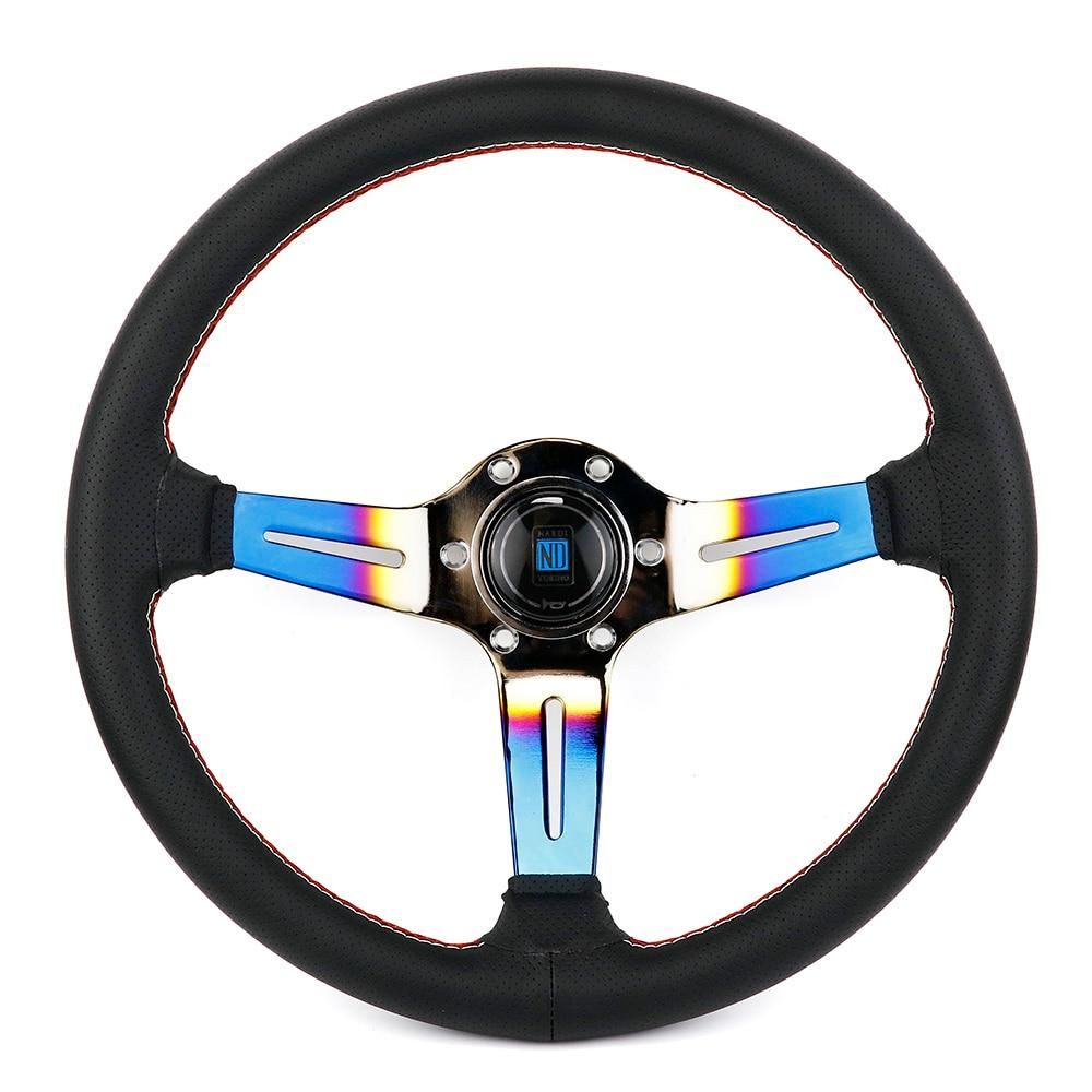 ND Blue Burnt Style Tuning Aftermarket Steering Wheel | Jdm accessories