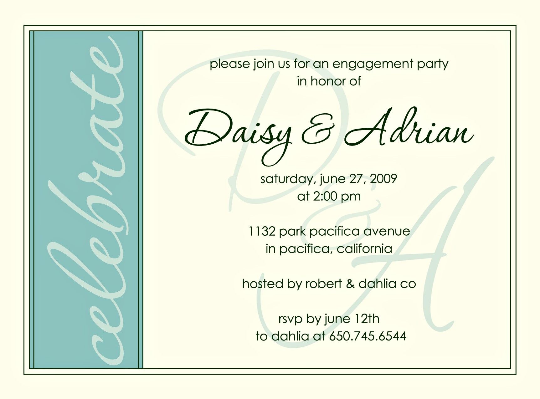 invitation message shop opening fresh engagement party party invitation party message