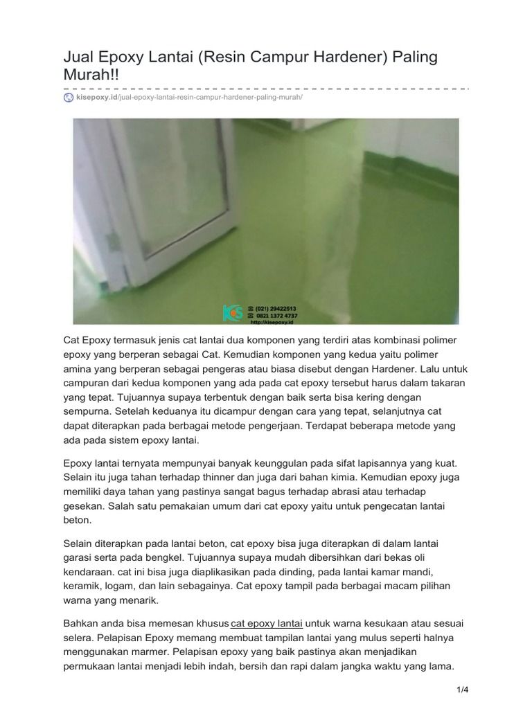 Kunjungi Website Https Kisepoxy Id Jual Epoxy Lantai Resin Campur Hardener Paling Murah Facebook Https Www Facebook Com Kisepoxyla Youtube Jenis Lantai