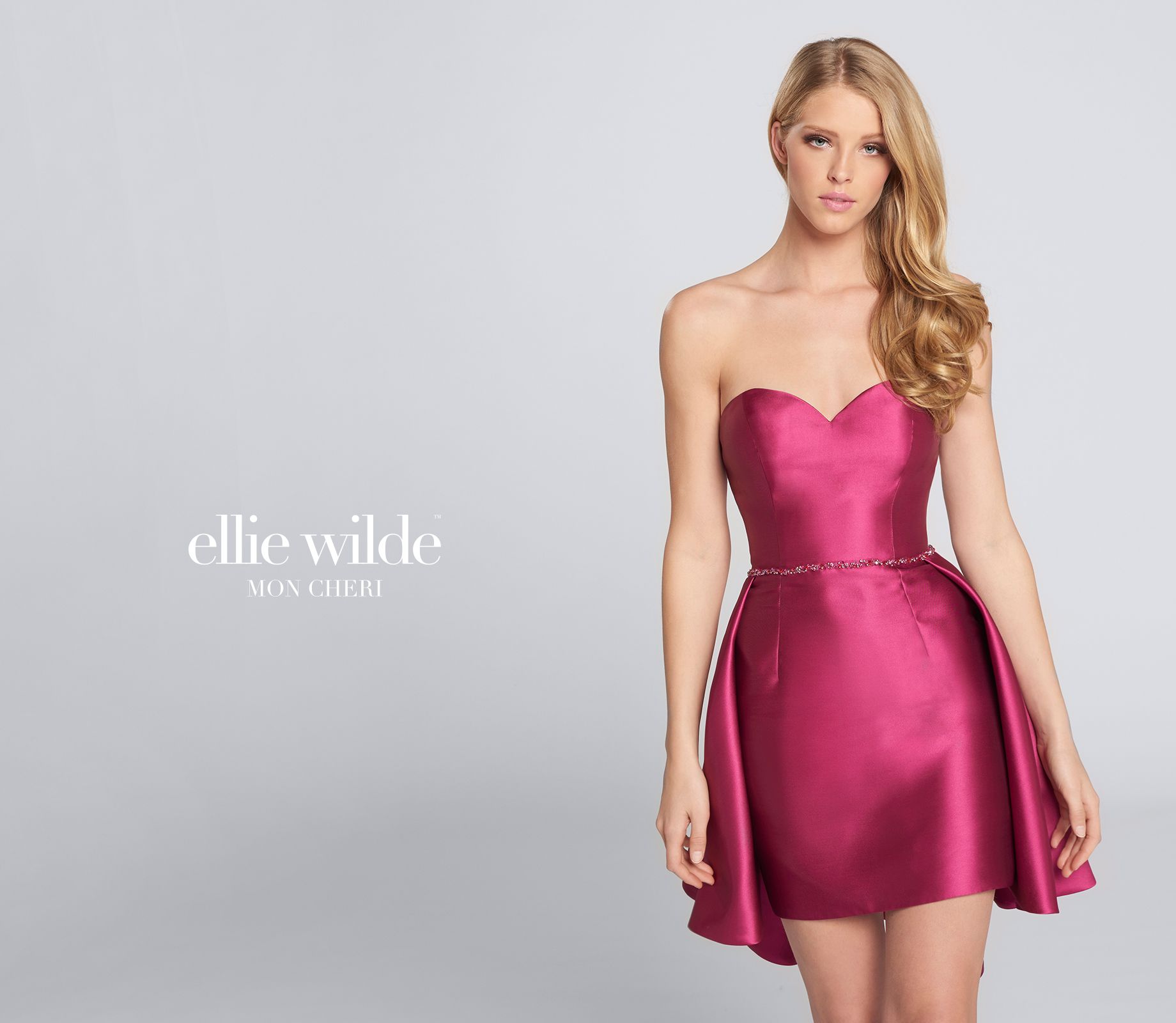 Revealing Short Strapless Dress