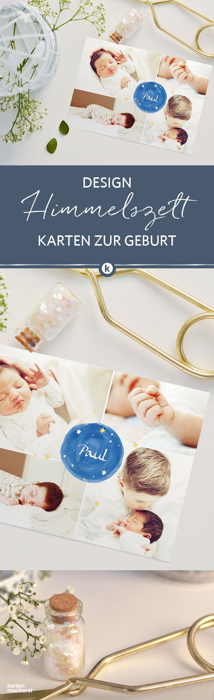 Geburtskarte himmelszelt geburtskarten papeterie pinterest geburtskarten baby und babykarte geburt