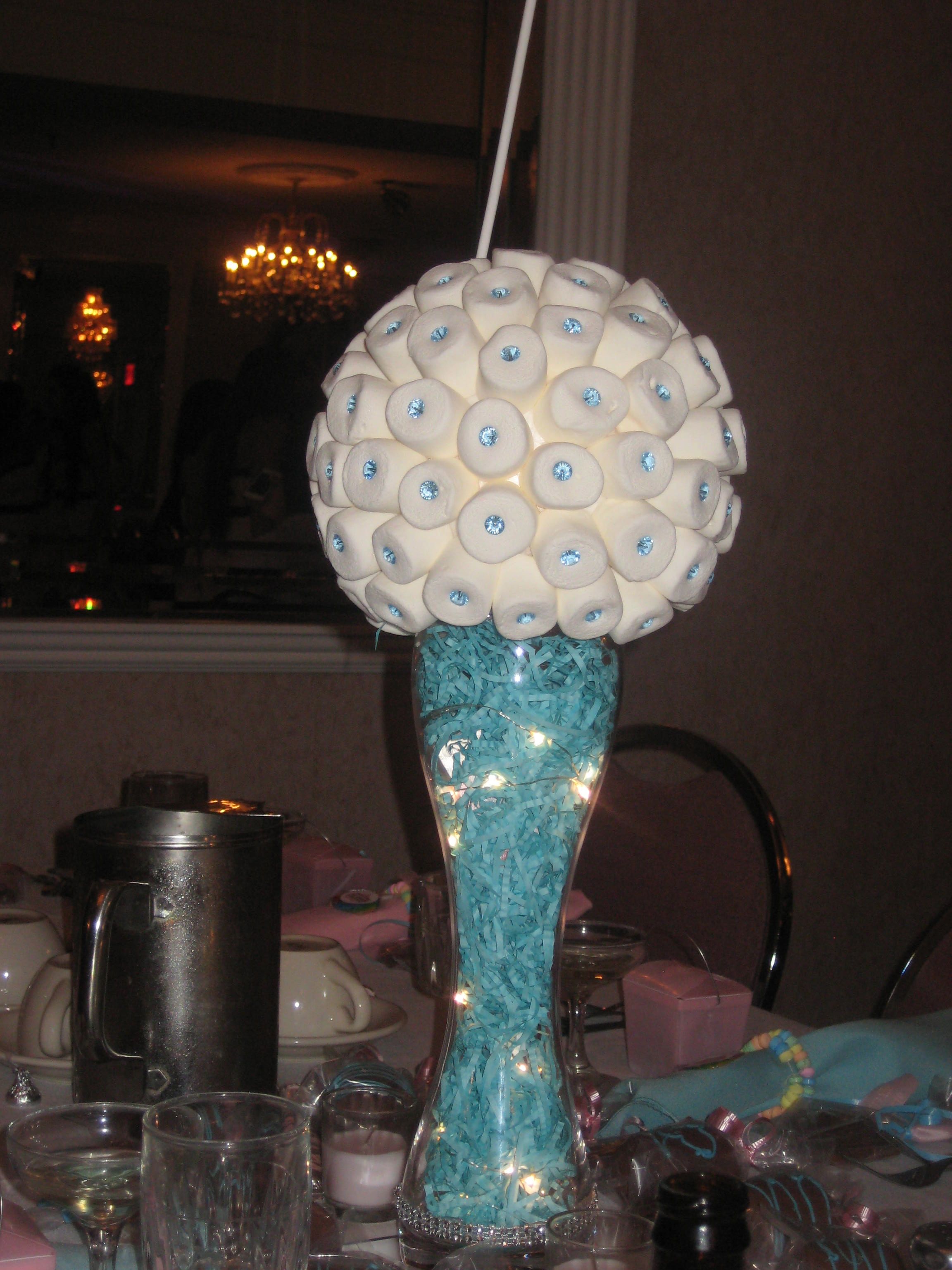 Marshmallow Centerpiece Marshmallow Centerpiece