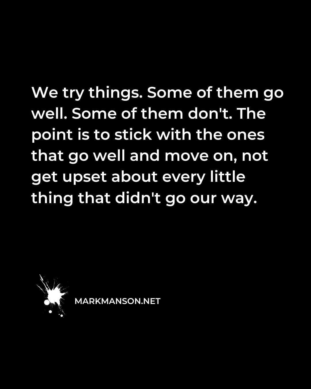 Mark Manson on Instagram: “Without failure, learning is impossible. Without learning, progress never happens. Without progress, life feels empty and pointless.…” Feeling Empty, Pointless, Manson, Big Smile, Failure, Wise Words, Wholeness, Progress, Marks