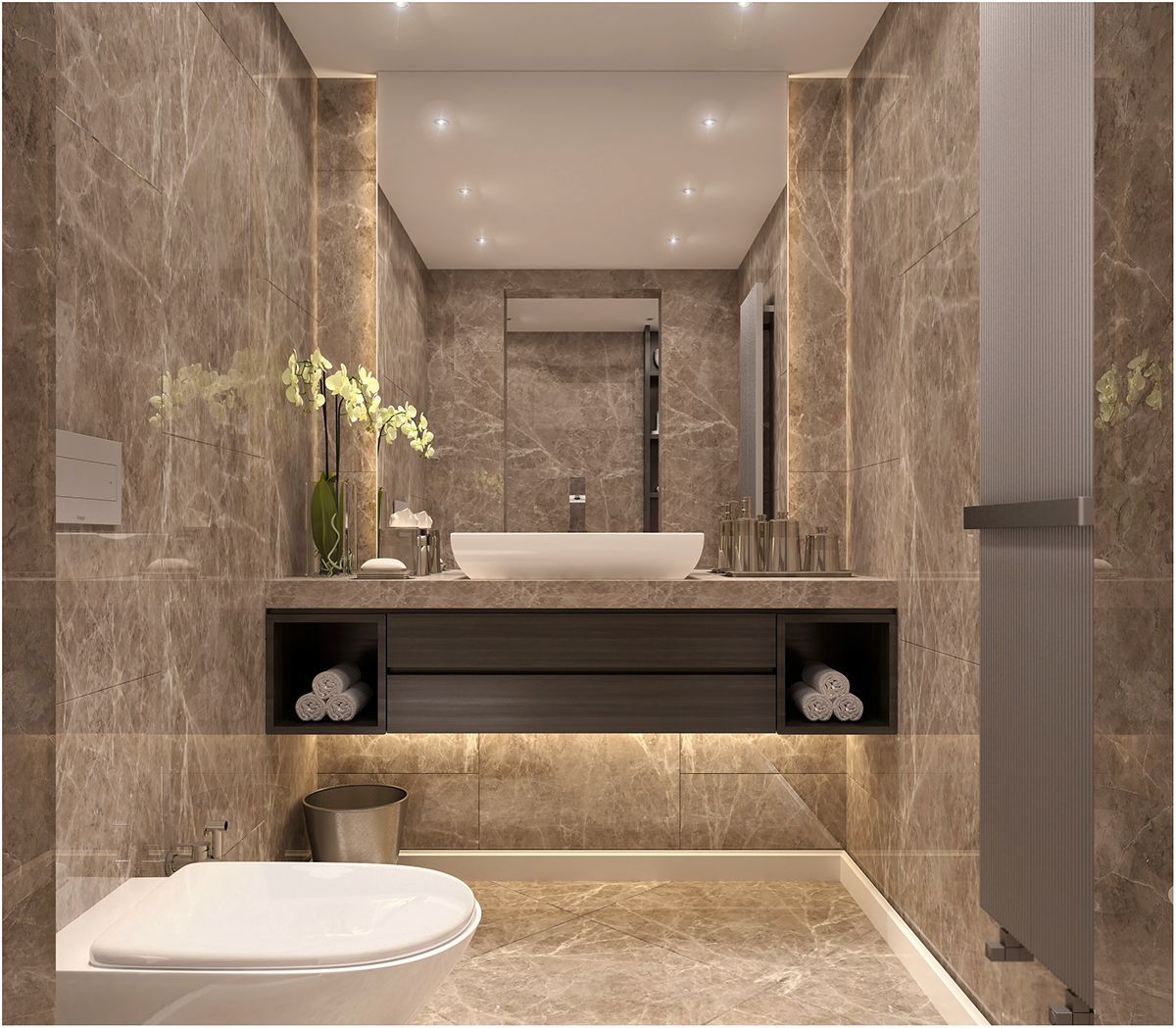 Port Baku Residence Wc On Behance Dekoration Schlafzimmer Hausdekoration Hausdekor Wohnid Banheiros Modernos Remodelacao Do Chuveiro Decoracao Do Banheiro