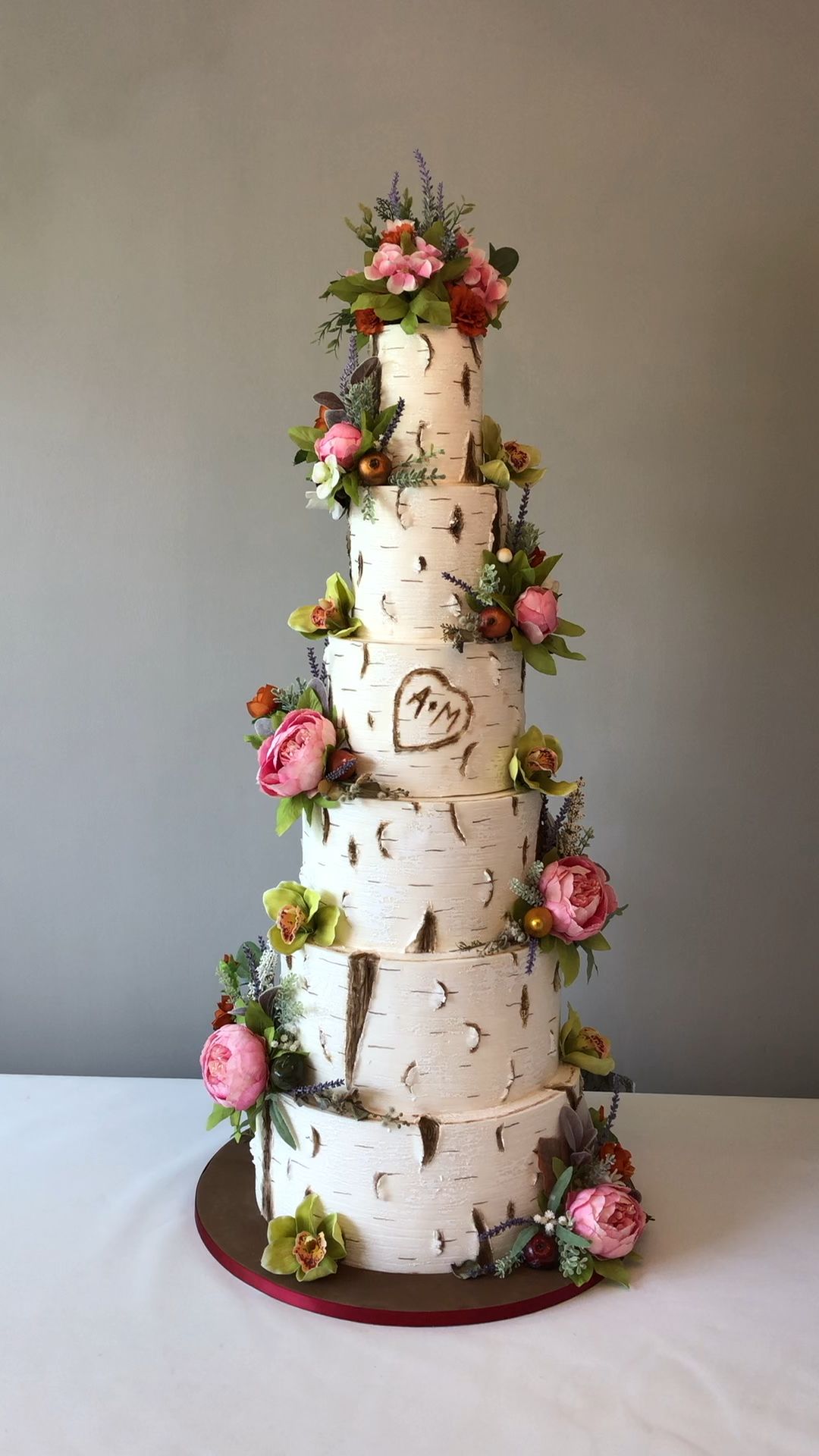 Tree wedding cake