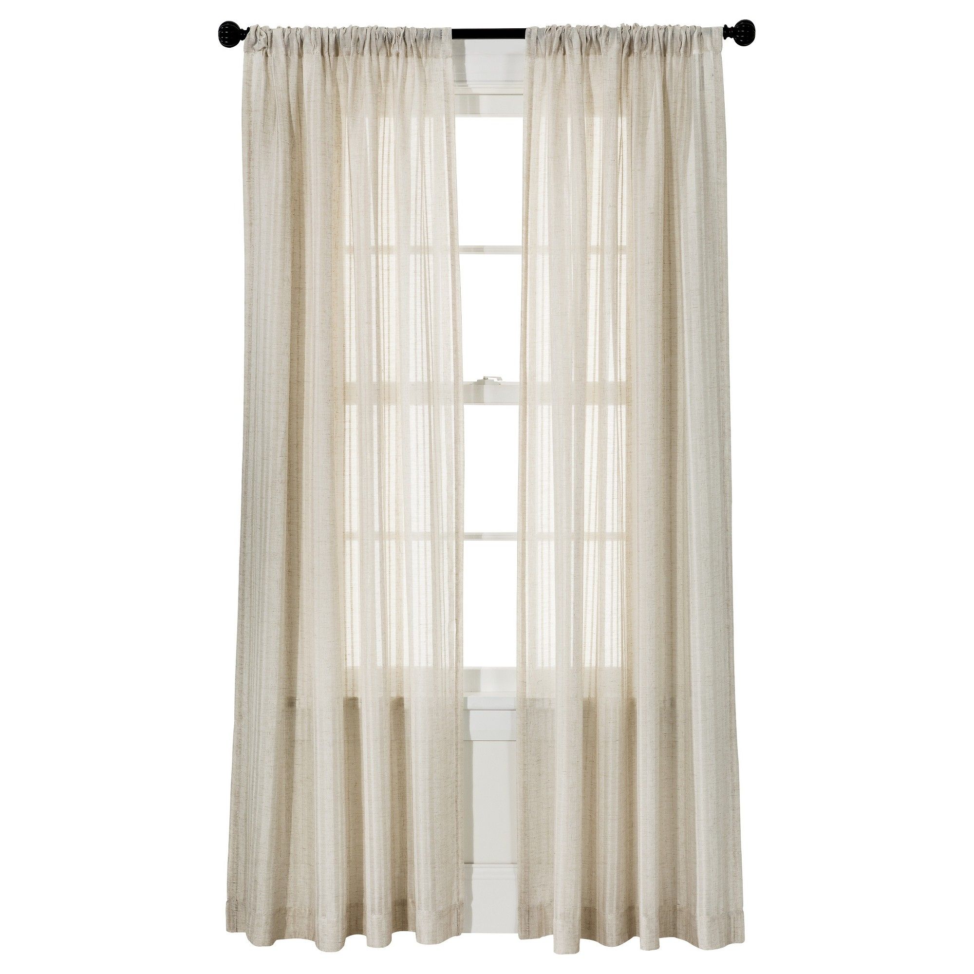 Leno Weave Sheer Curtain Panel Ivory 54 X84 Threshold In 2019 Leno Weave Sheer Curtain Panel Ivory 54 X84 Threshold