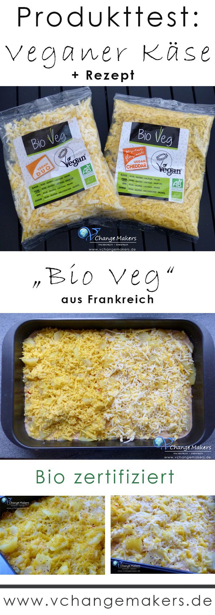 Aus Was Besteht Veganer Kase Produkttest: Veganer Käse von Bio Veg + Rezept Kartoffelgratin | Rezept