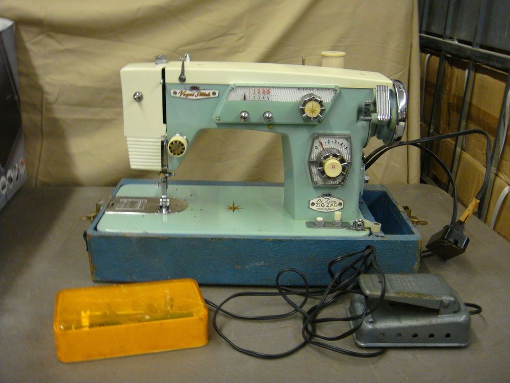 Vintage Sewing Machine Vogue Stitch Deluxe Zigzag 40 Works Needs Magnificent 1950 Brother Sewing Machine Vintage Sewing Machine Vogue Stitch Deluxe Zigzag 40 Works Needs Magnificent 1950 Brother Sewing Machine