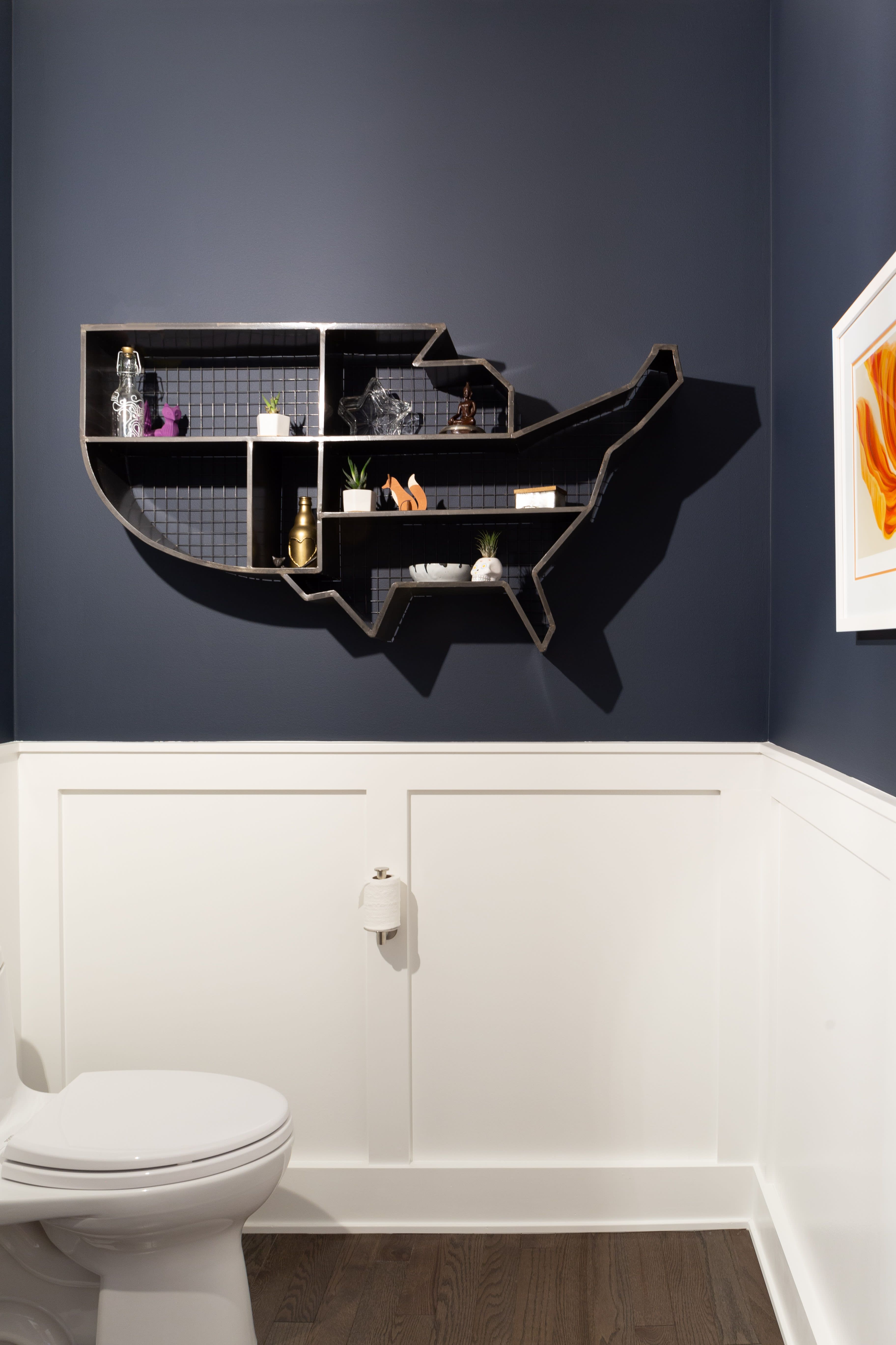 A Designer Finally Gets to Design Her Own Home | Dramatic walls, Home