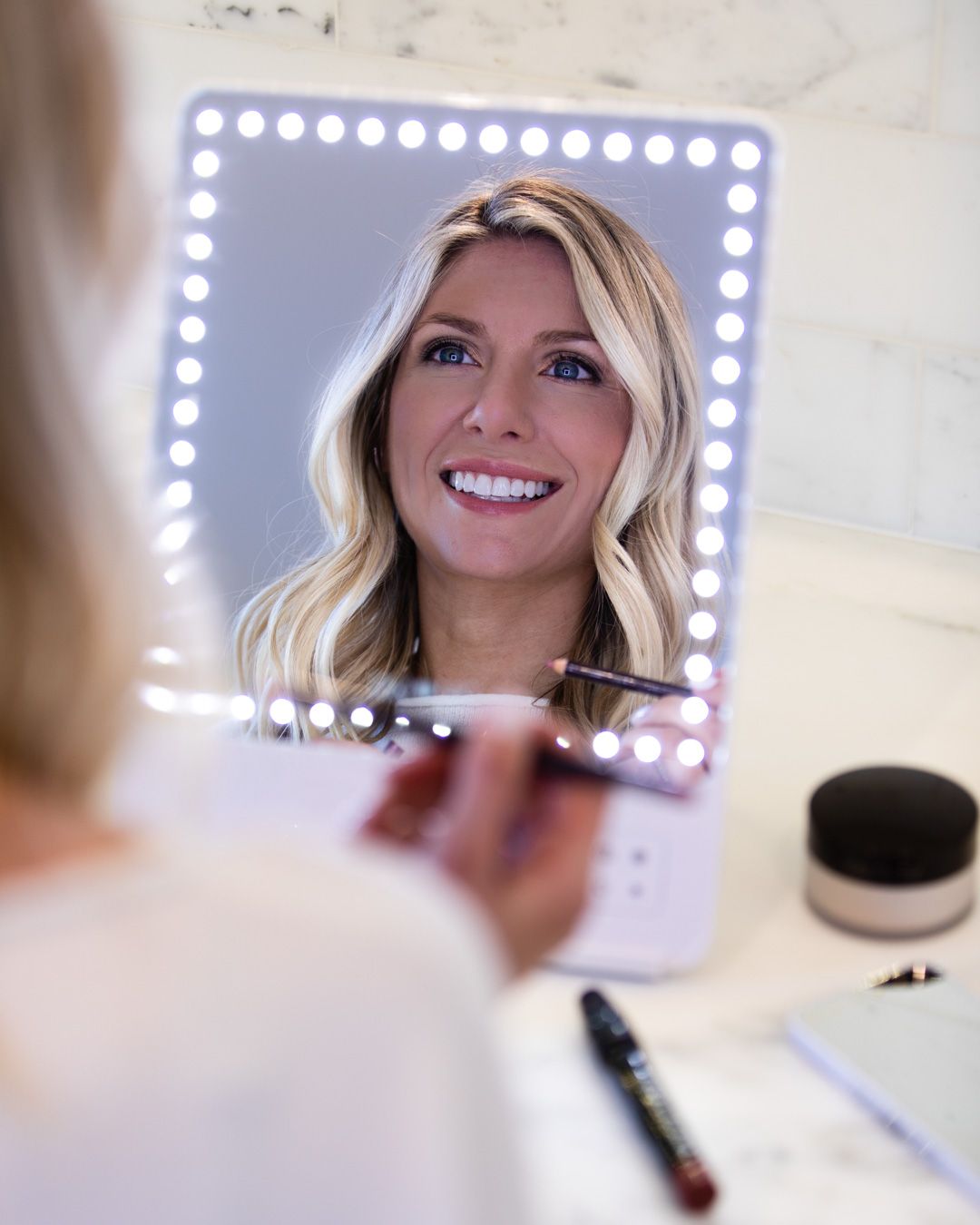 Glamcor Riki Skinny Makeup Mirror The Glamorous Gal Everything Fashion Riki Skinny Mirror Makeup Mirror Makeup