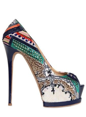 Gianmarco Lorenzi Embroidered Printed Satin Pumps Lyst Zapatos Gianmarco Gianmarco Gianmarco Lorenzi Embroidered Printed Satin Pumps Lyst Zapatos 1764bb