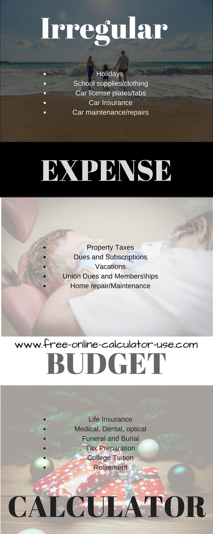 non monthly expense budget calculator monthly set aside amount calculate monthly bills