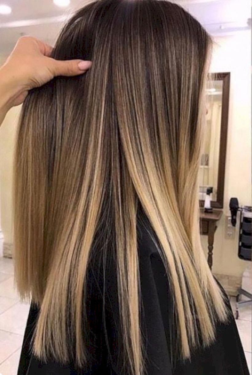 Aveda Colorist Hair Studio Spa Brown To Blonde Ombre Balayage Highlights Long Hair Straight Style Lovin Long Hair Styles Straight Ombre Hair Hair Styles