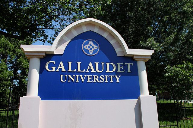 Gallaudet University Sign picture Gallaudet University Sign picture