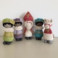 Haakpatroon koukleumpjes Sint en Piet #sintenpiet Haakpatroon koukleumpjes Sint en Piet #sintenpiet