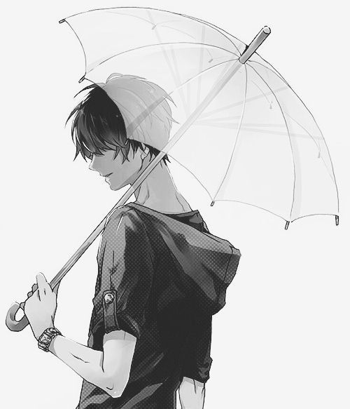 umbrella anime art in