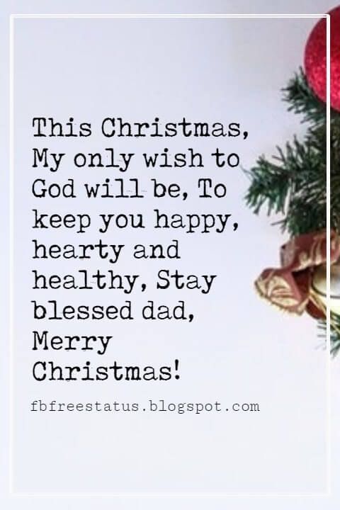 Christmas Messages for Dad | Merry christmas funny, Message for dad
