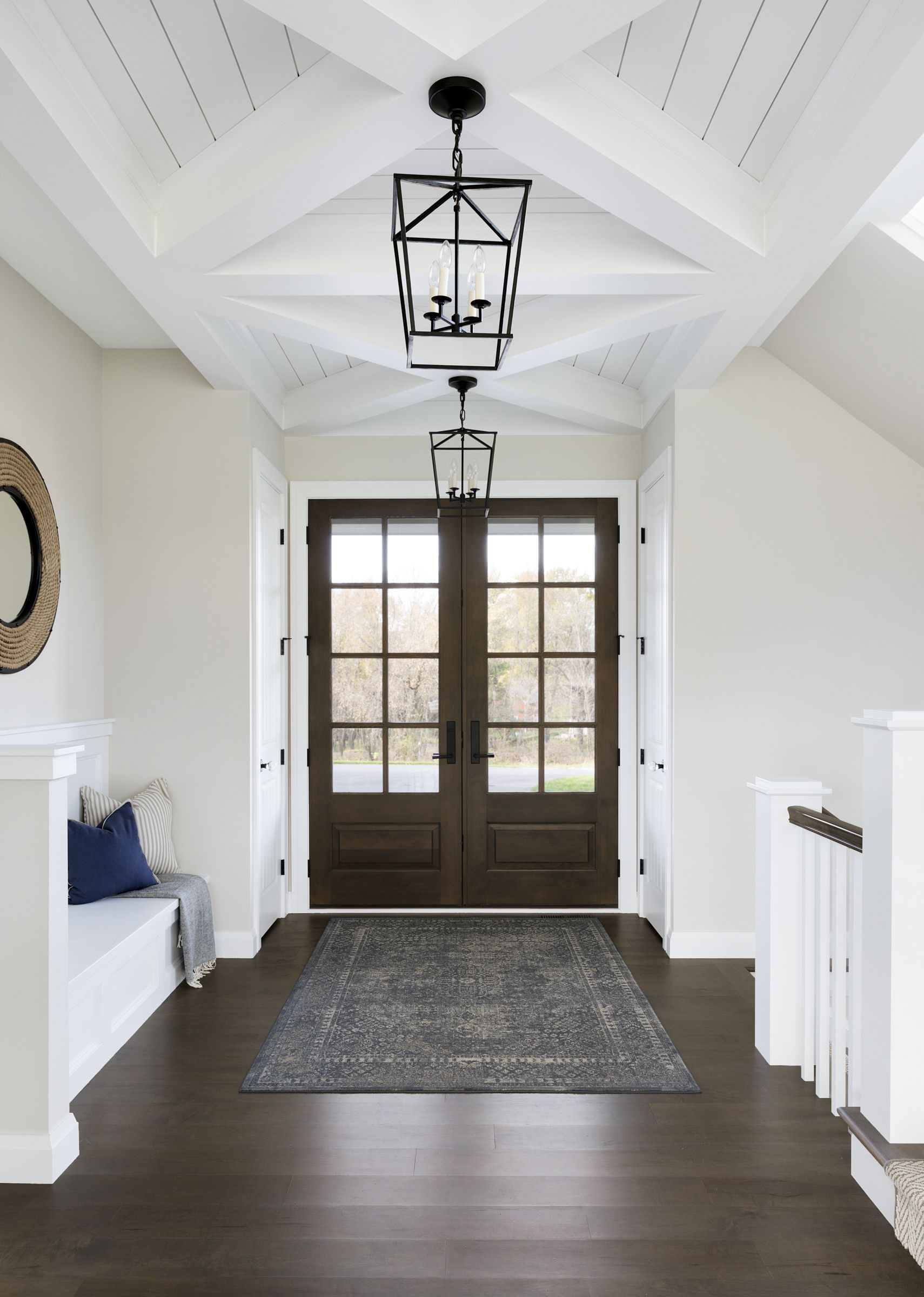 Project Reveal The Orono House Part I Bria Hammel Interiors Hallway Design Entry Way Design Home