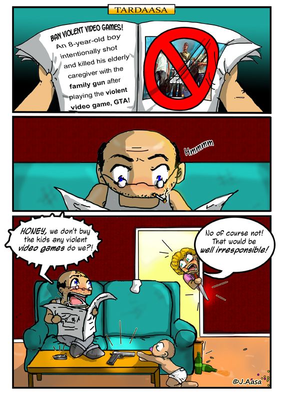 violent video games are harmful to young people Conclusion: a review of the research suggests that children and young adults, males and females, high aggression and low aggression people are all susceptible to increases in aggression, after even short exposures to violent video games. violent video games are harmful to young people Conclusion: a review of the research suggests that children and young adults, males and females, high aggression and low aggression people are all susceptible to increases in aggression, after even short exposures to violent video games.