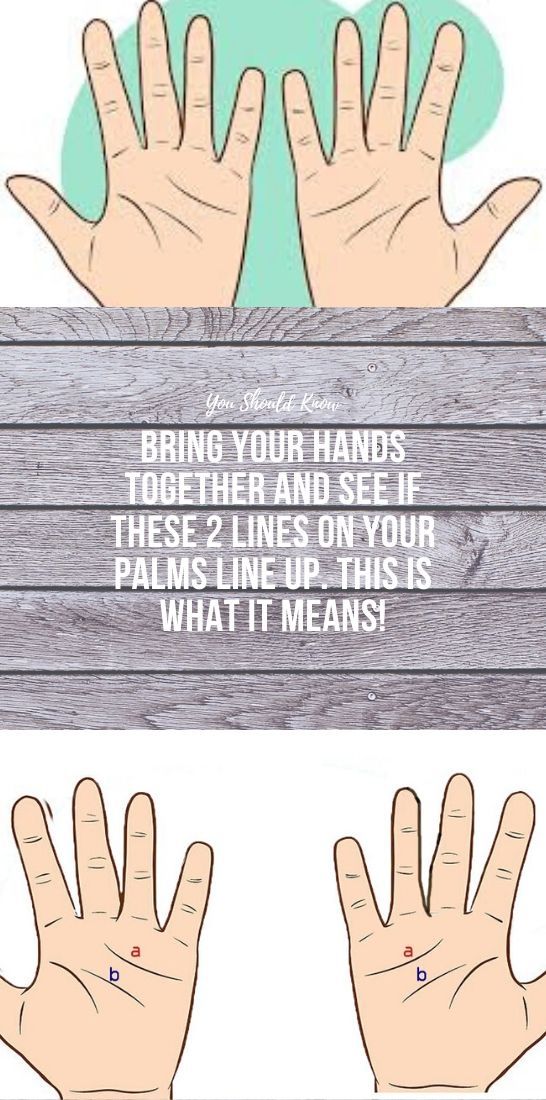 Photo of BRING YOUR HANDS TOGETHER AND SEE IF THESE 2 LINES ON YOUR PALMS LINE UP. THIS IS WHAT IT MEANS!