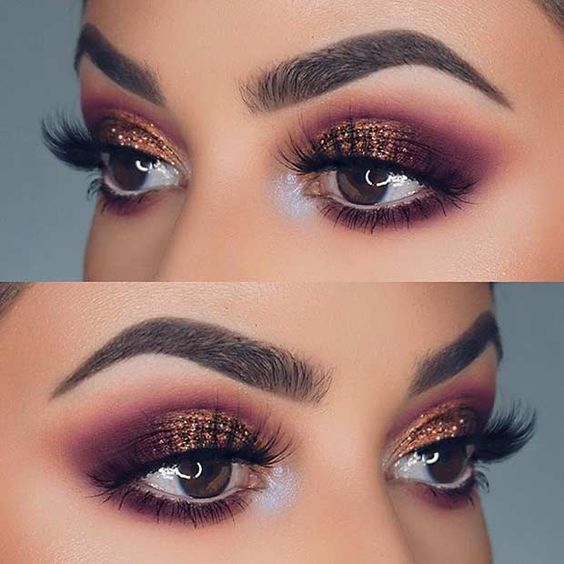 Build lustrous and exotic eye looks with this palette of nine totally gorgeous, baked eyeshadows. This beautifully crafted palette is perfect for use during the day or for a night out. The highly pigm Simple Eye Makeup, Eye Makeup Tips, Makeup Hacks, Makeup Goals, Skin Makeup, Makeup Ideas, Makeup Tutorials, Natural Makeup, Makeup Brushes