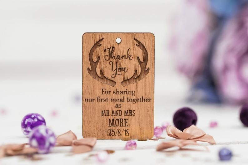 Mr and Mrs Favors Rustic Wedding Favor Wedding Napkin Ties