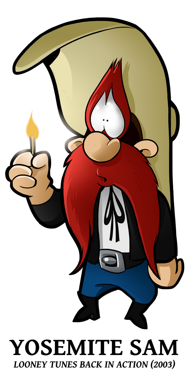 25 Looney of Christmas 2 - Yosemite Sam by BoscoloAndrea Cartoon Character Pictures, Funny Cartoon Characters, Looney Tunes Characters, Looney Tunes Cartoons, Favorite Cartoon Character, Looney Tunes Funny, Cartoon Memes, Old School Cartoons, Old Cartoons