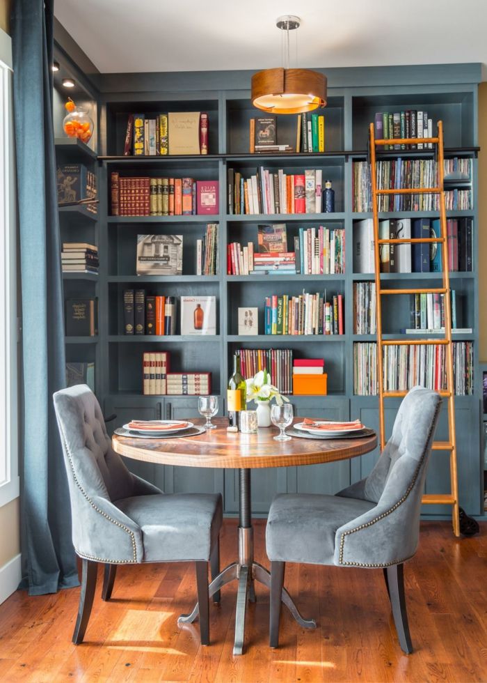 comedor para dos personas, estanterias para libros, decoración en - estantes para libros comedor para dos personas, estanterias para libros, decoración en - estantes para libros