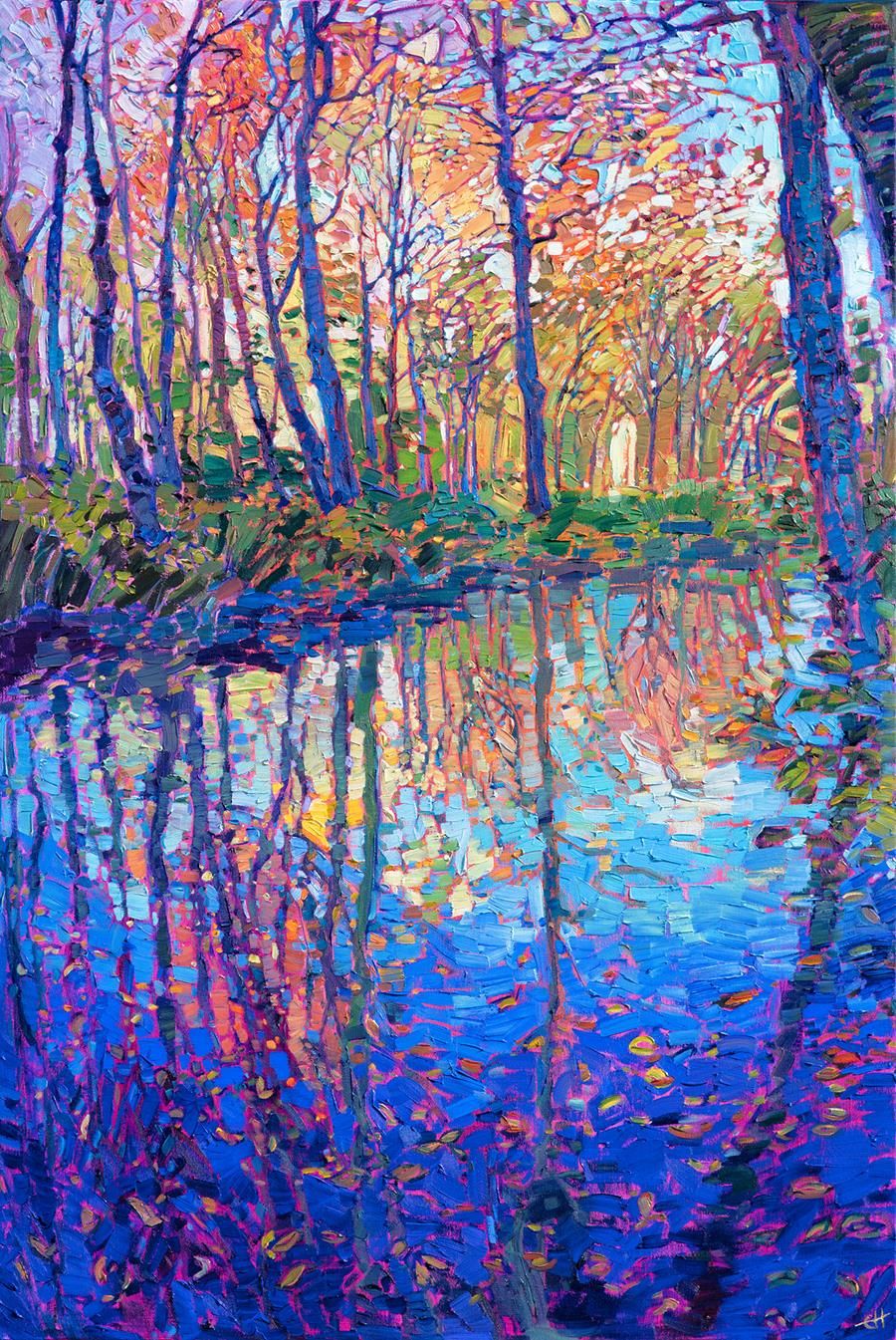Reflections In Color 2018 Erin Hanson Art Painting Reflection