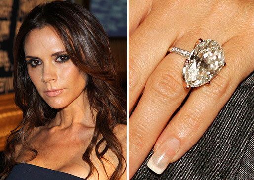 Victoria Beckham Engagement Ring Google Search Celebrity