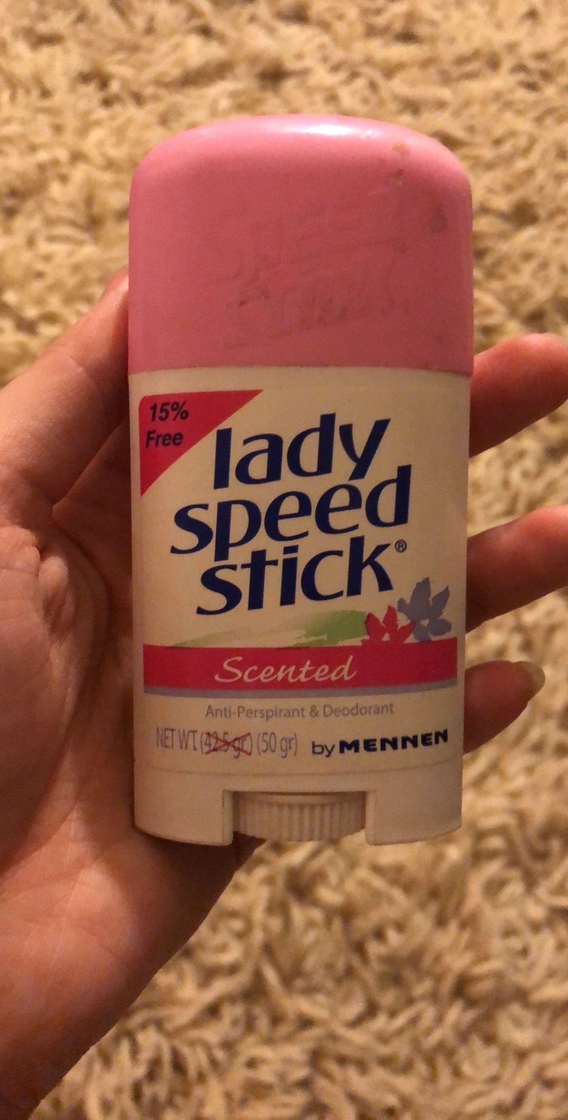 Deodorant بعطر البودرة