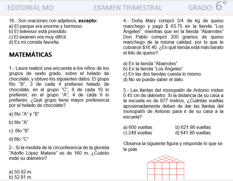 Evaluacion Final De Primaria 2020 Examen Final Aprende En Casa Evaluacion Exámenes Finales Primarias