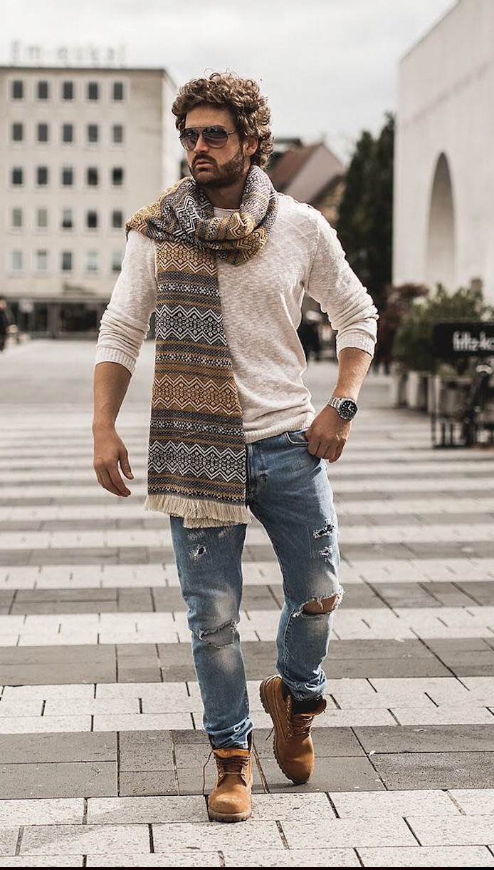 male bohemian attire