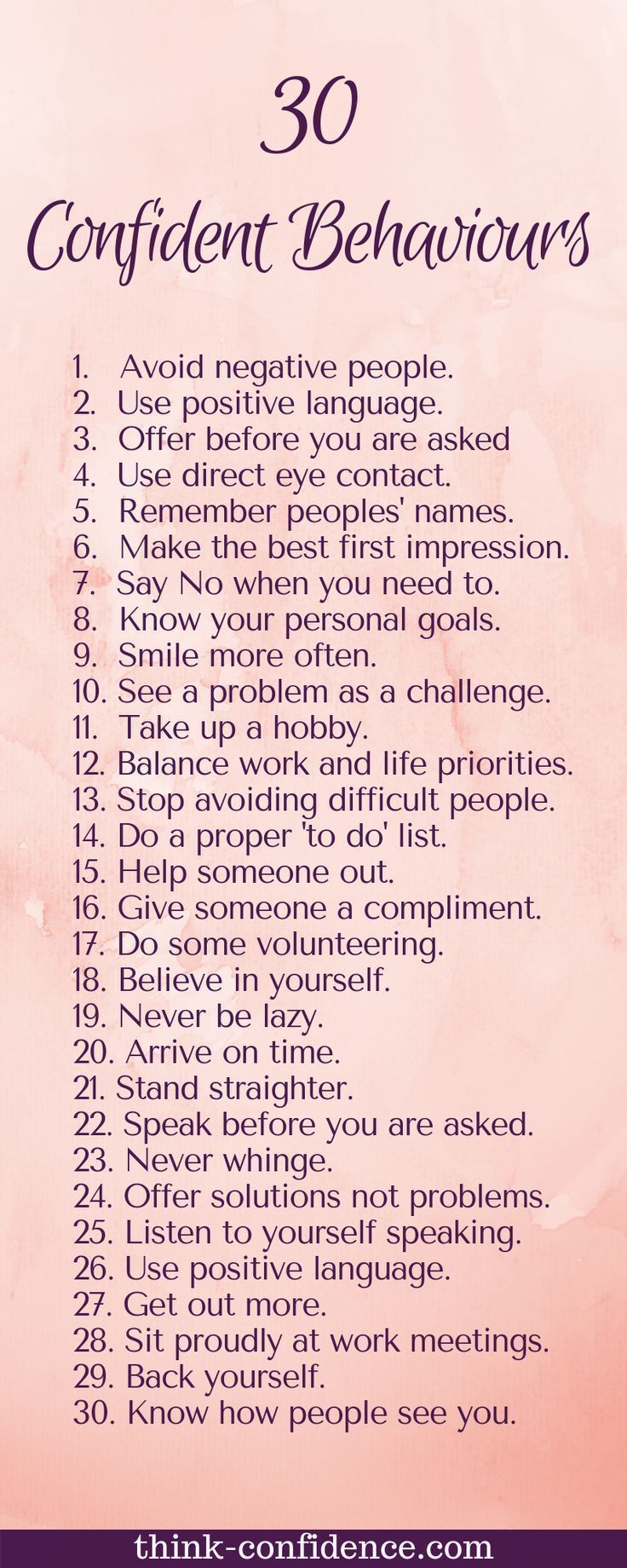 Try these simple ideas to build your confidence and self-esteem. Click pin for loads more advice on being more confident at work and in your personal life. #confidence #selfconfidence #selfesteem #infographics #confident Motivation Positive, Vie Motivation, Positive Quotes, Positive Thoughts, Confidence Course, Self Confidence Tips, Quotes On Confidence, How To Build Confidence, Confidence Building Quotes