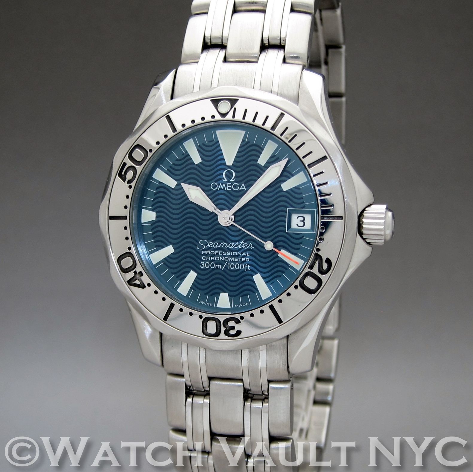Omega Seamaster Professional Electric Blue 300m Jacques Mayo Omega Seamaster Professional Omega Omega Seamaster