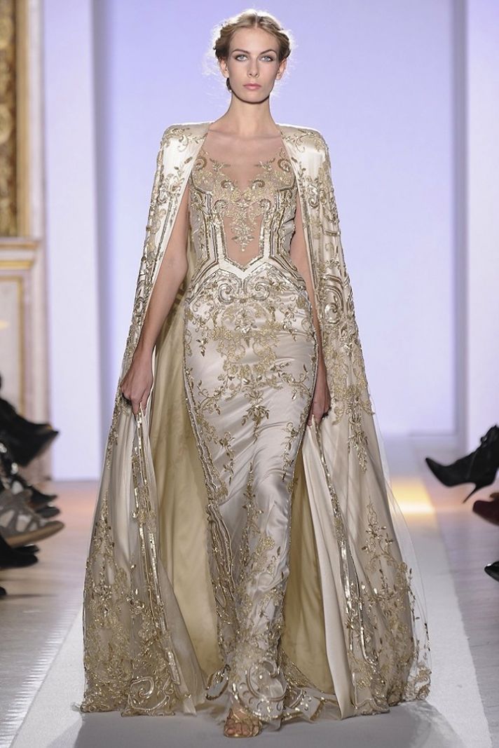 Bridal Style Inspiration Gilded Magic By Zuhair Murad All 2017 Couture Wedding Dress Inspiration From Zuhair Murad 24 Haute Paris Spring