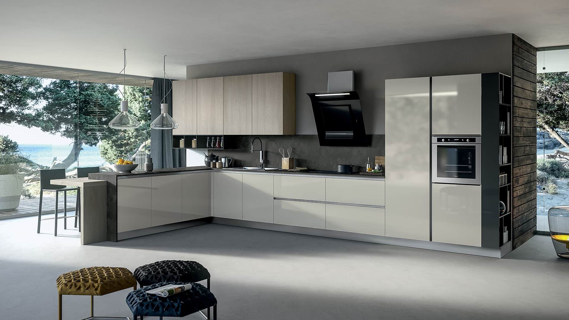Cucine moderne ad angolo a padova. trova la tua cucina angolare ... Arredamenti moderni cucine
