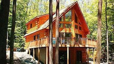 The stunning log home kit favorite - BLACK HAWK Model Details You build or we can build for you in any state, NATIONWIDE! www.eloghomes.com/index.php Log Cabin Home Kits, Log Home Plans, Log Cabin Homes, Cabin Plans, House Plans, Log Home Designs, Home Design Plan, House Design, Cheap Log Cabins