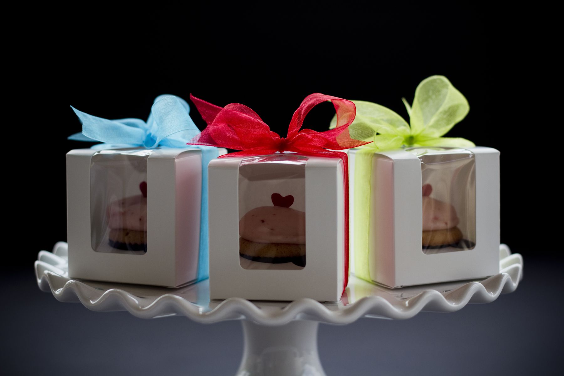 tall cake boxes with window