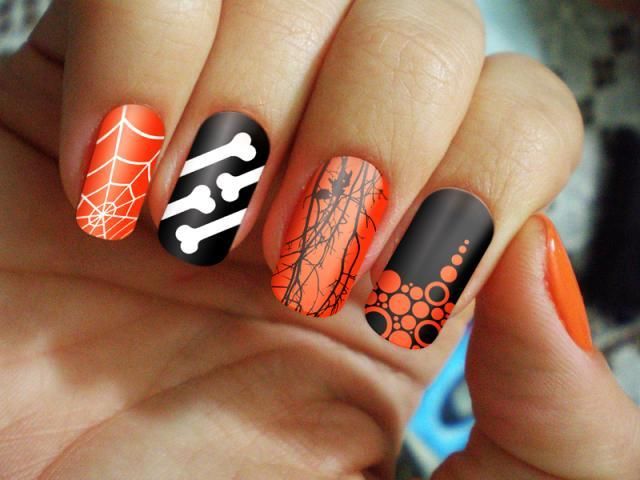 Halloween Nails - Photoshopped, But Good Inspiration Not My Nail Halloween nails - photoshopped, but good inspiration - Halloween Nails - Photoshopped, But Good Inspiration Not My Nail