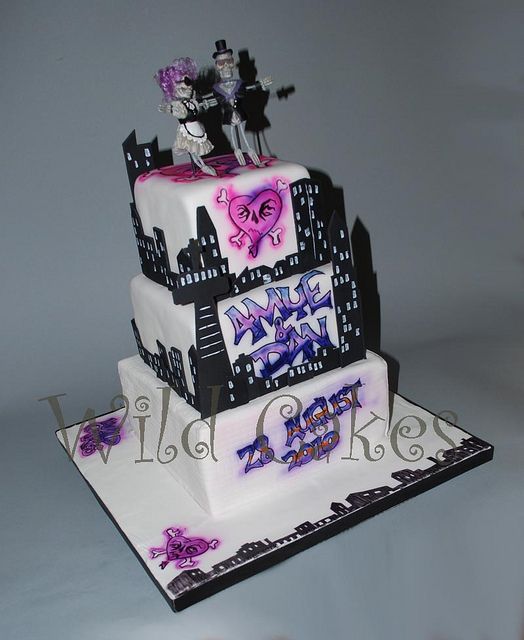 15+ Rock And Roll Themed Wedding Cakes