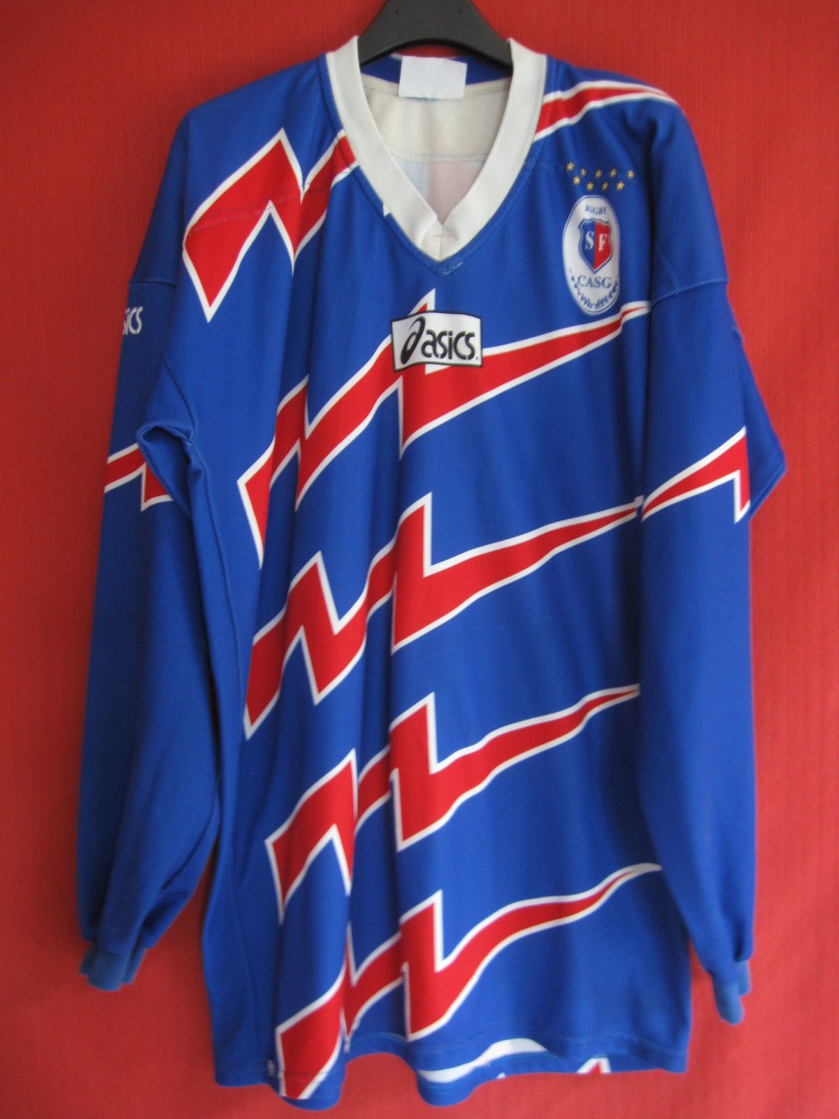 Maillot STADE FRANCAIS Porté n° 10 rugby SF Bleu Paris Asics vintage BE - XL | Stade français, Rugby, Maillot