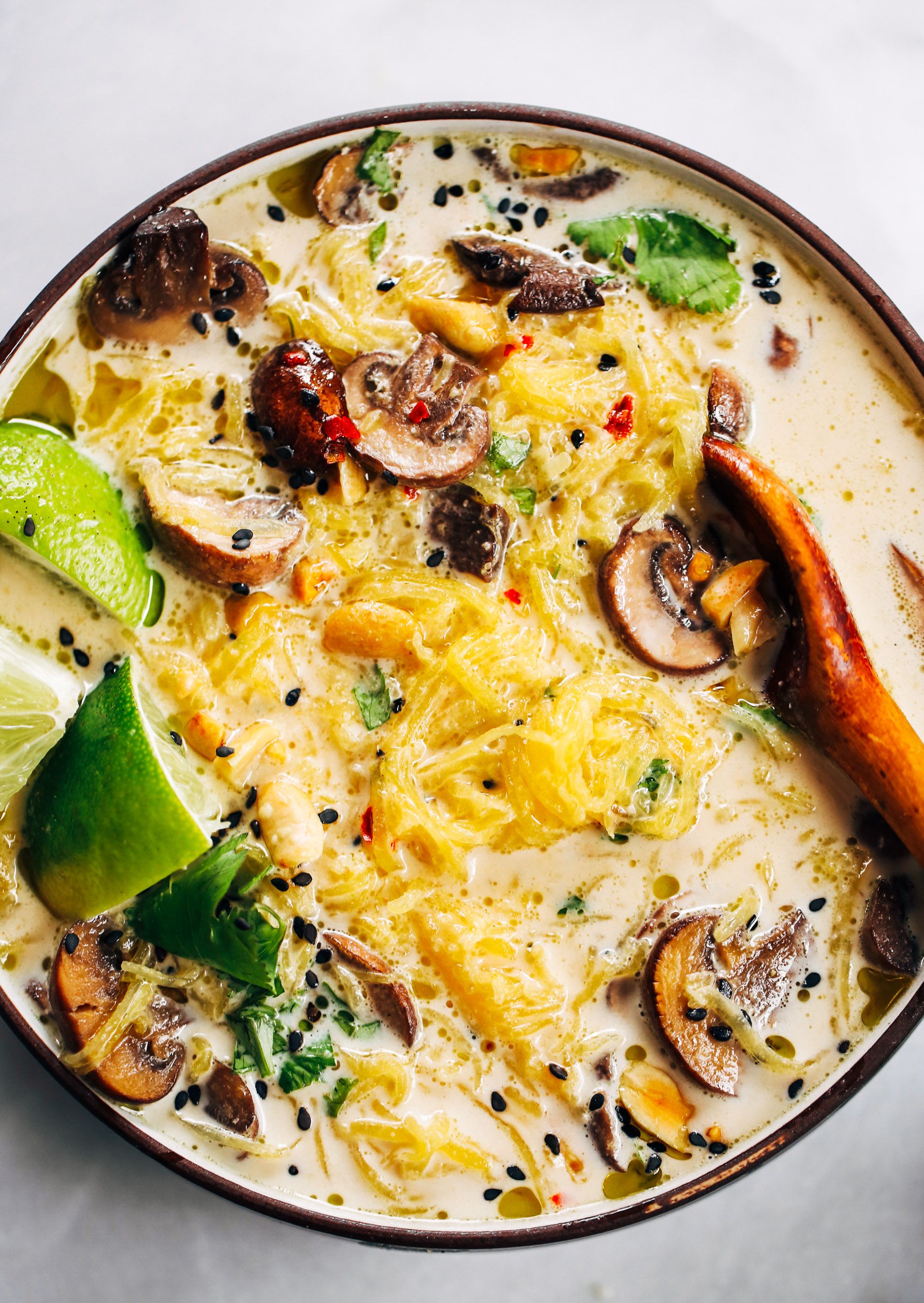 Spicy Peanut Spaghetti Squash Ramen Spicy Peanut Spaghetti Squash Ramen