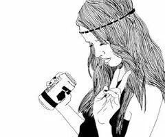 grafite girls pinterest outlines drawings and sketches hipster sketches