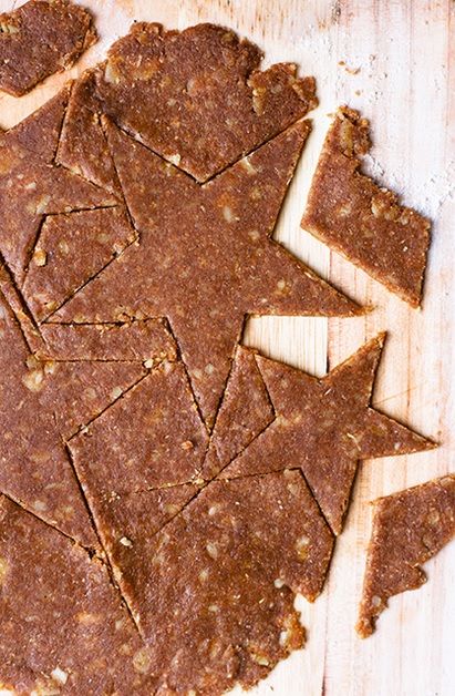 ALMOND & SPELT FLOUR PEPPARKAKOR with TANGERINE (pepparkakor aka swedish gingers...