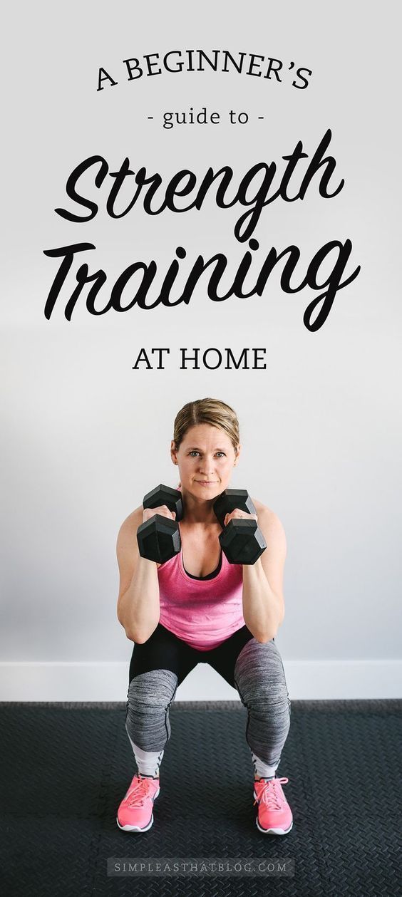 A Beginner’s Guide to Strength Training at Home #weighttraining