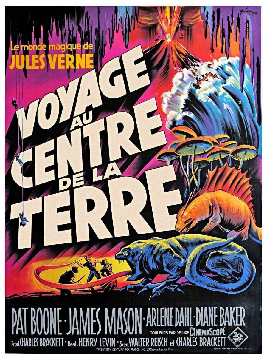 Viaje al centro de la Tierra, 1959. Henry Levin. Cartel Francés | Movie