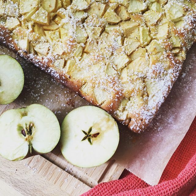 Birgit schreibt: Apfelkuchen vom Blech #Äpfelverwerten Birgit schreibt: Apfelkuchen vom Blech #Äpfelverwerten