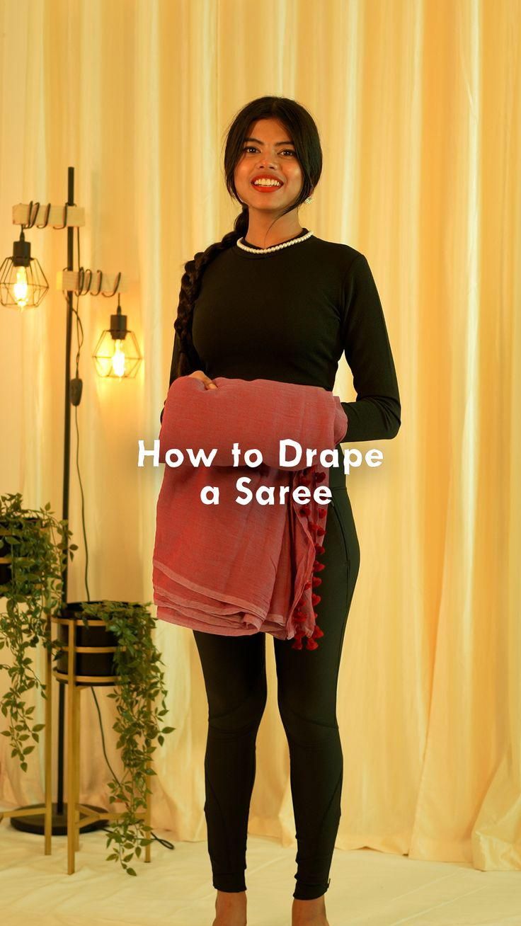 How to wear a saree for beginners
